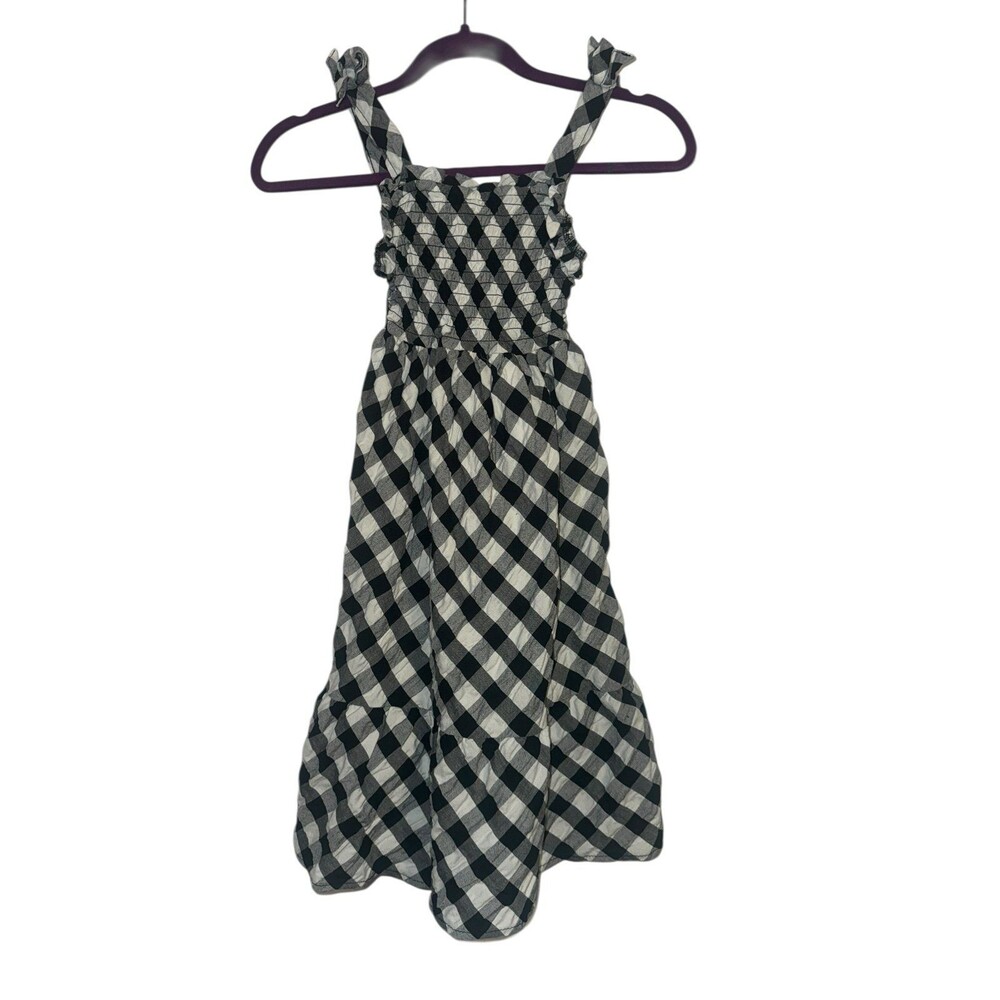 Btween black and white check dress 6
